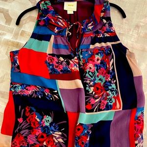 Beautiful silky top from anthropologie size medium